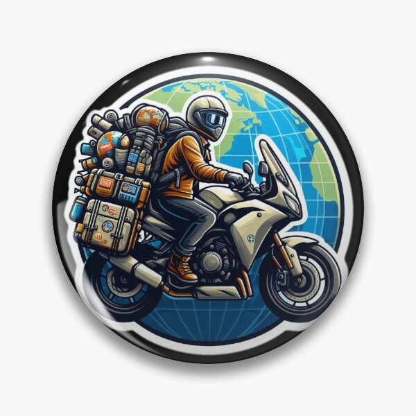 Item preview, Wanderlust Biker : Automotive Merchandise -  designed and sold by InfmsCorp.