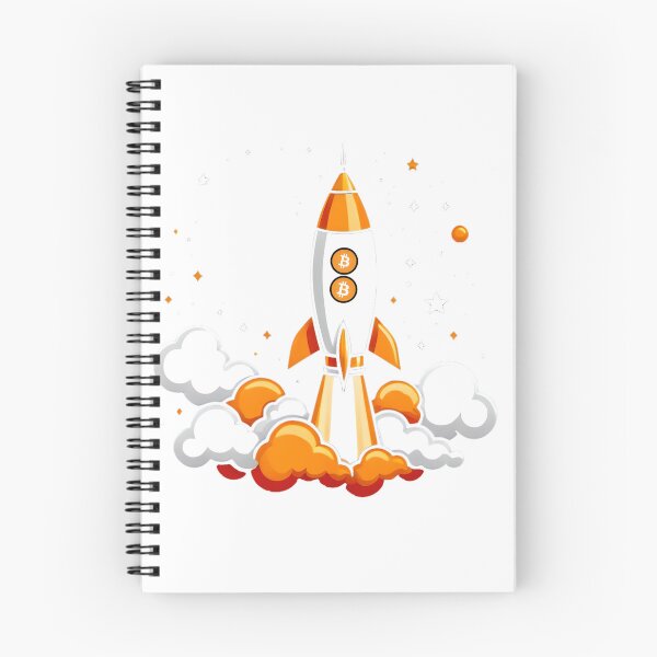 Item preview, Diseño del cohete espacial Bitcoin y Crypto To the Moon designed and sold by NoCompetition.