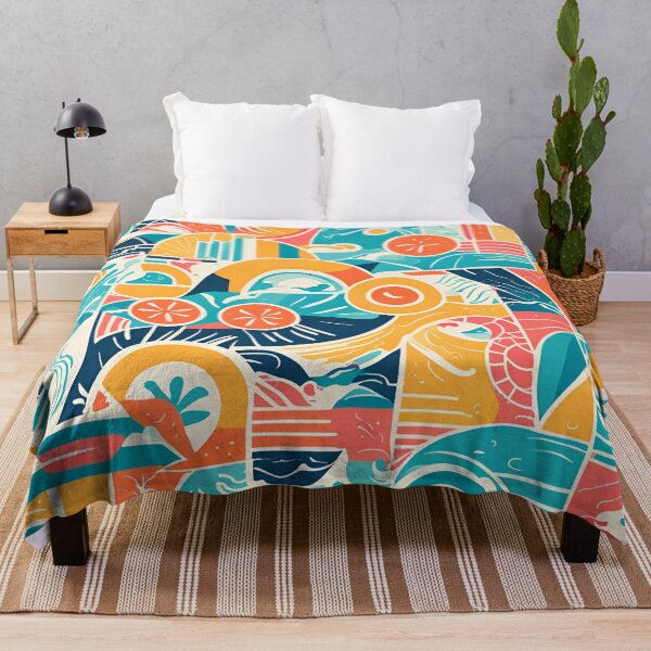 Item preview, Summer Seaside Pattern, Abstract Art designed and sold by Burn-Ego.