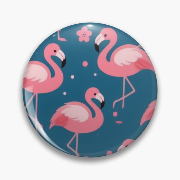 Item preview, Kawaii Flamingo Pattern designed and sold by NeatThingLover.