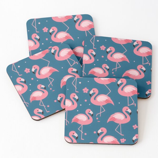 Item preview, Kawaii Flamingo Pattern designed and sold by NeatThingLover.