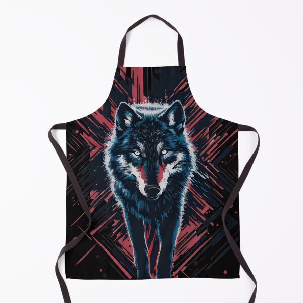 Item preview, Red & Black Celtic Wolf. The Beast in our DNA. Abstract Ink Design designed and sold by CELTIC-DESIGNS.