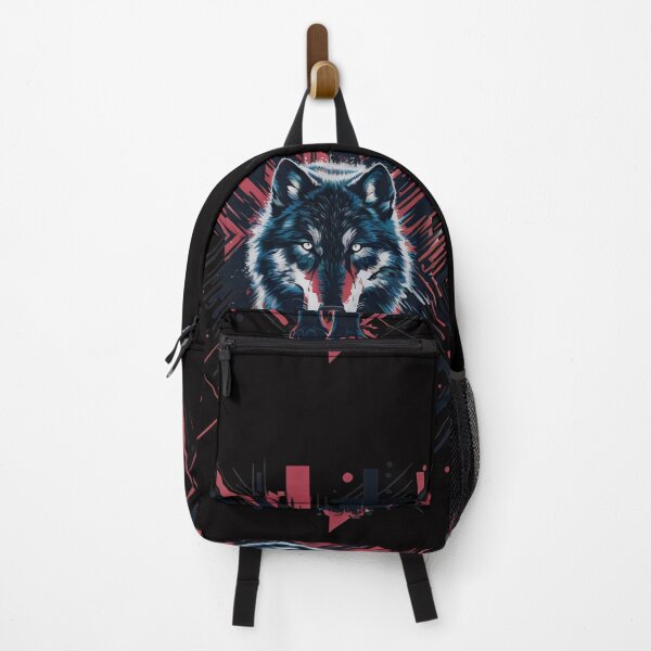 Item preview, Red & Black Celtic Wolf. The Beast in our DNA. Abstract Ink Design designed and sold by CELTIC-DESIGNS.