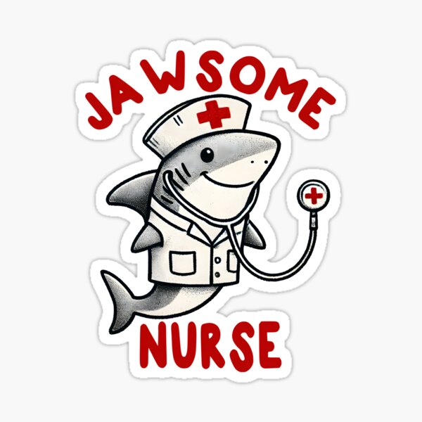 Artikel-Vorschau von Javsome Nurse Shark Lustiges Krankenschwester-Wortspiel, designt und verkauft von Unitepeople.