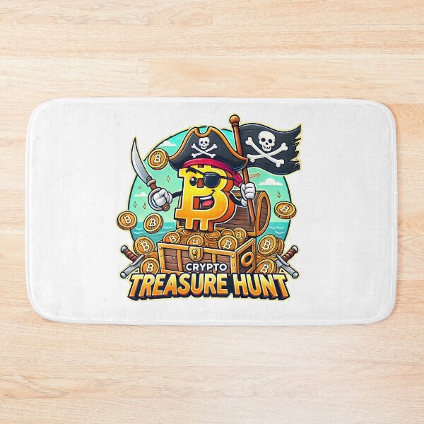 Item preview, Crypto Treasure Hunt Bitcoin & Crypto Animation cartoon designed and sold by NoCompetition.