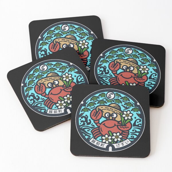 Item preview, Echizen Town Manhole Cover Art designed and sold by Musashi1996Art.