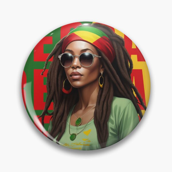Item preview, REGGAE TRAVEL VACATION TROPICAL WOMAN AFRO STYLE designed and sold by La Loca.
