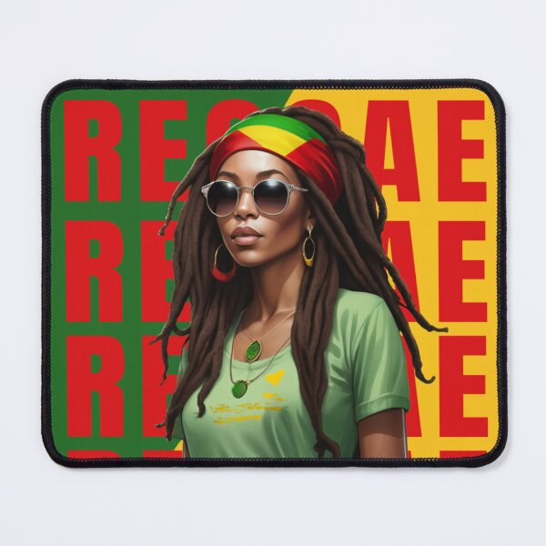 Item preview, REGGAE TRAVEL VACATION TROPICAL WOMAN AFRO STYLE designed and sold by La Loca.