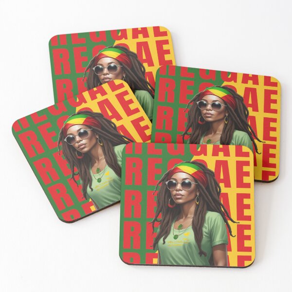 Item preview, REGGAE TRAVEL VACATION TROPICAL WOMAN AFRO STYLE designed and sold by La Loca.