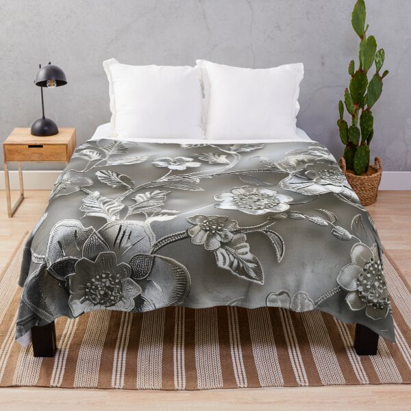 Item preview, Silver Splendor: Floral Sculpture designed and sold by AI-Only Creations.