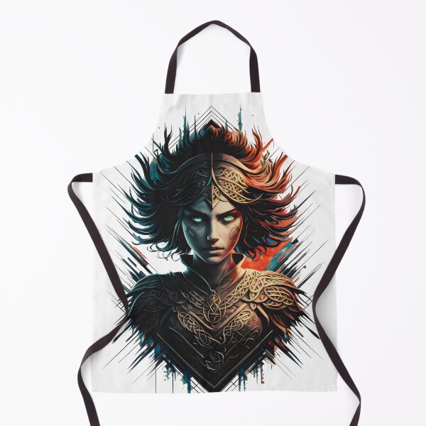 Item preview, Queen Maeve. Warrior Queen of the Celts. Celtic Goddess in Ink Design designed and sold by CELTIC-DESIGNS.