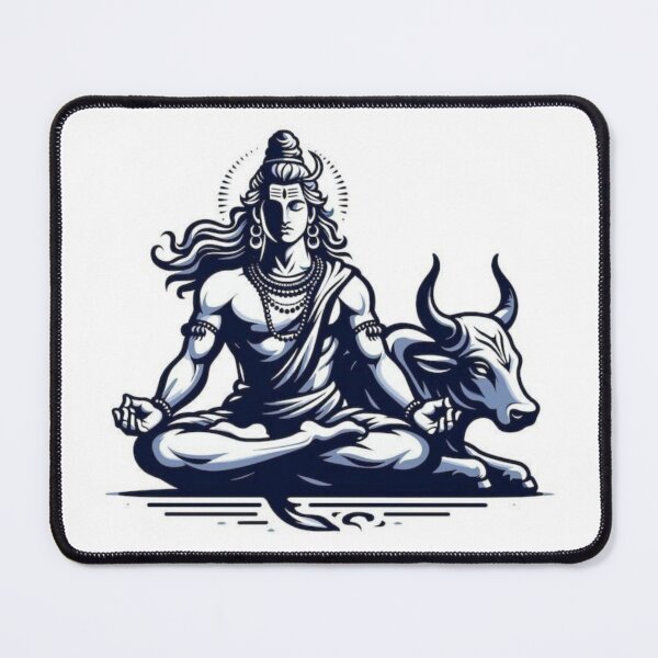 Item preview, Great waves of Mahadev mahakal Adiyogi Shankar Shiva Shakti Rudra designed and sold by Eshant.