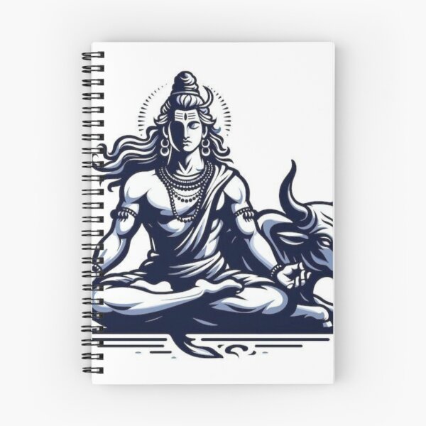 Aperçu de l'œuvre Grandes vagues de Mahadev Mahakal Adiyogi Shankar Shiva Shakti Rudra créée et vendue par Eshant.