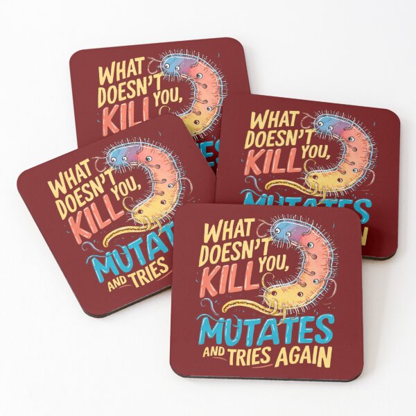 Item preview, What doesn't kill you mutates and tries again, microbiology and medicine designed and sold by NoetherSym.