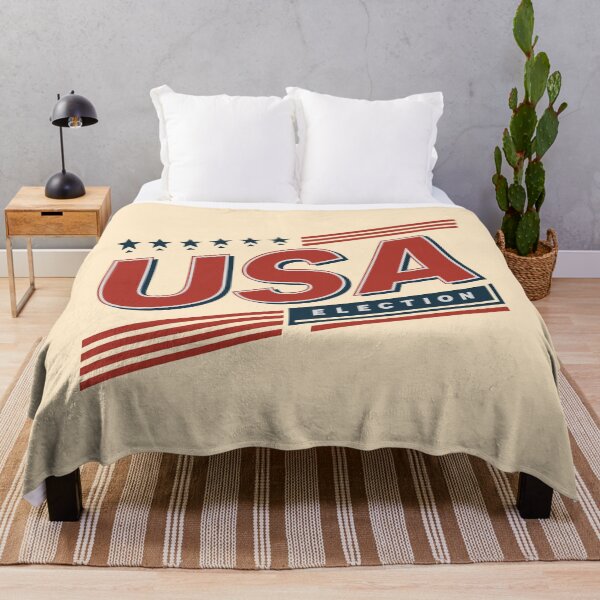 Item preview, USA Election Logo - Patriotic Design for the 2024 Political Campaign Featuring Stars and Stripes designed and sold by FEBRICAST.