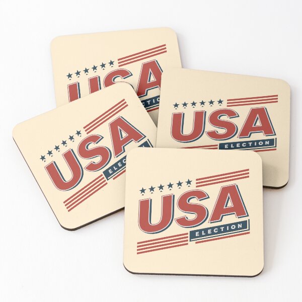 Item preview, USA Election Logo - Patriotic Design for the 2024 Political Campaign Featuring Stars and Stripes designed and sold by FEBRICAST.
