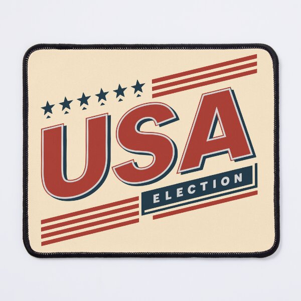 Item preview, USA Election Logo - Patriotic Design for the 2024 Political Campaign Featuring Stars and Stripes designed and sold by FEBRICAST.