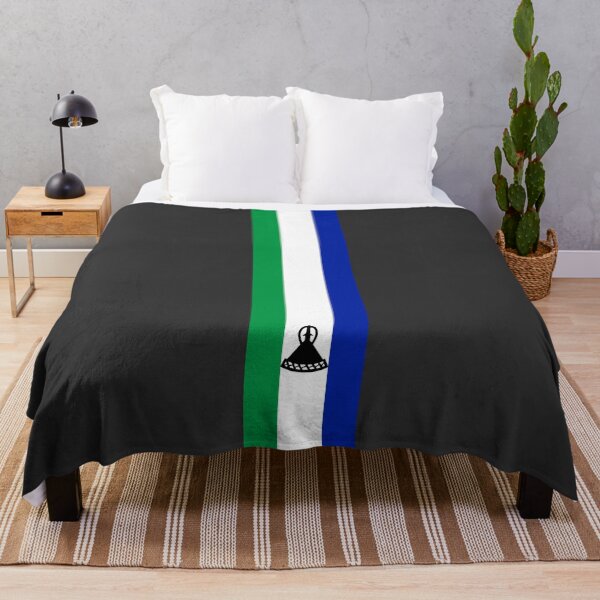 Item preview, Lesotho Stripe Flag designed and sold by Candie-Shop.
