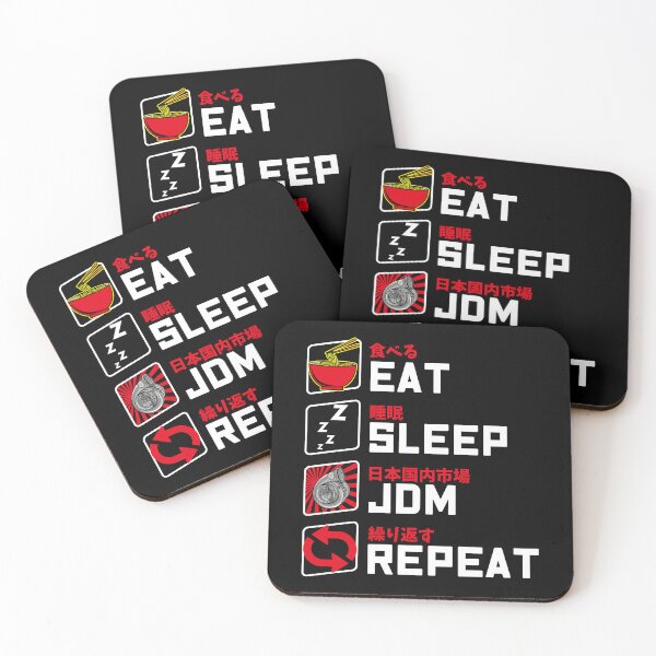 Item preview, Eat Sleep JDM Repeat designed and sold by RACING FACTORY.