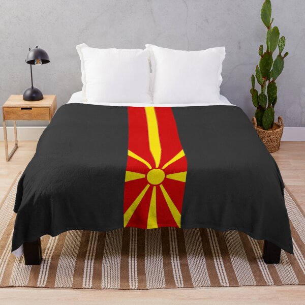 Item preview, Macedonia Stripe Flag designed and sold by Candie-Shop.
