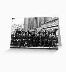 Solvay Conference 1927 Greeting Card