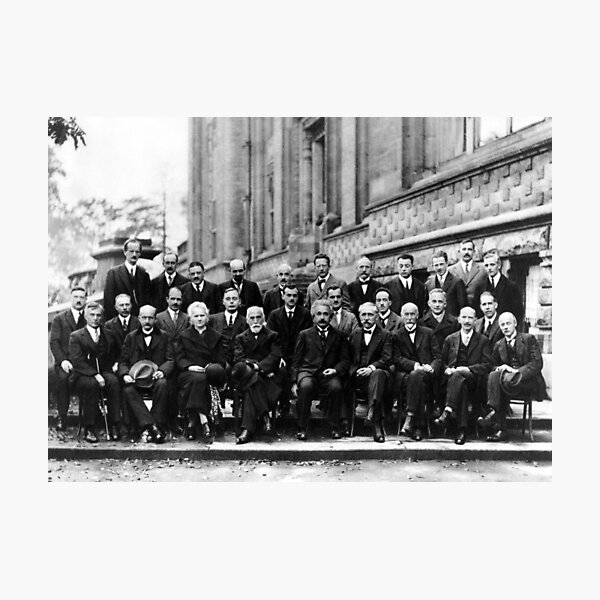 Solvay Conference 1927 Photographic Print