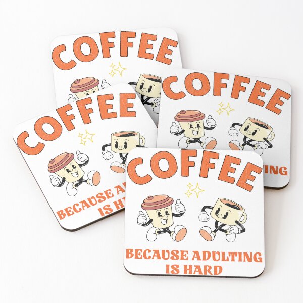 Item preview, Coffee Because Adulting is Hard designed and sold by CALIMASHIRTS.