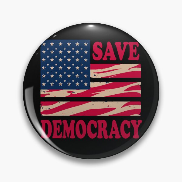 Item preview, Save Democracy - Patriotic American Flag Design for Civic Awareness designed and sold by FebricFusion.