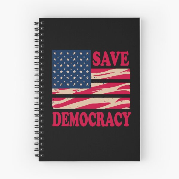 Item preview, Save Democracy - Patriotic American Flag Design for Civic Awareness designed and sold by FebricFusion.