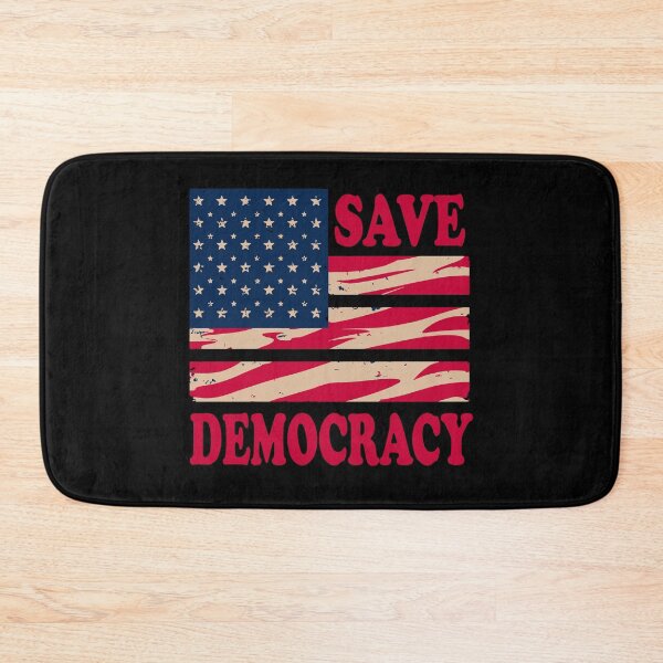 Item preview, Save Democracy - Patriotic American Flag Design for Civic Awareness designed and sold by FebricFusion.