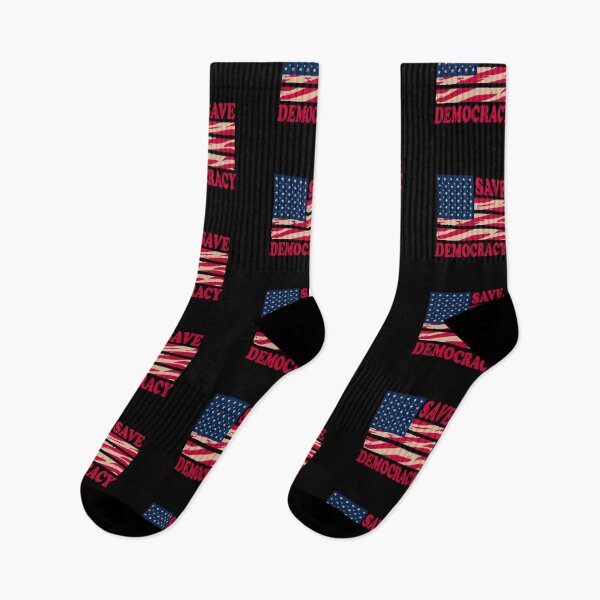 Item preview, Save Democracy - Patriotic American Flag Design for Civic Awareness designed and sold by FebricFusion.