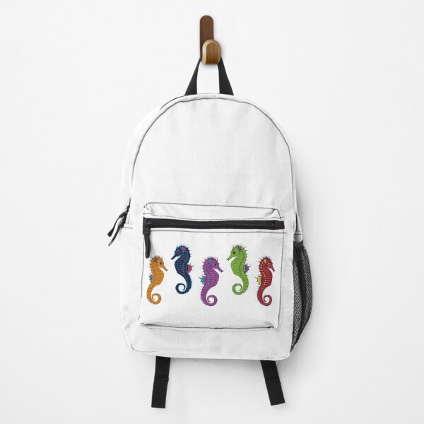Item preview, colorful happy dancing seahorses designed and sold by ICI.