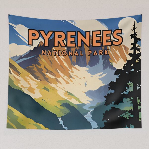 Item preview, Pyrenees National Park designed and sold by ZionPosteria.