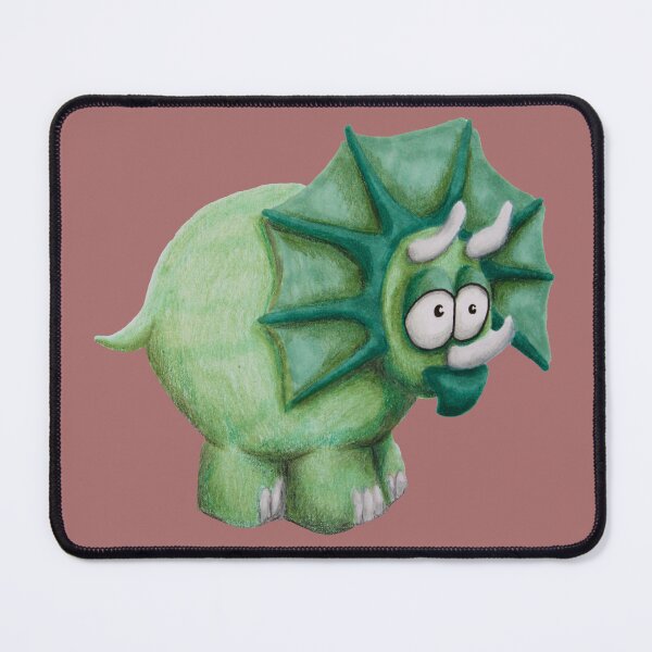 Item preview, Trixie the Triceratops - Playful Veggie Dinosaur designed and sold by ILoveTheQuirky.