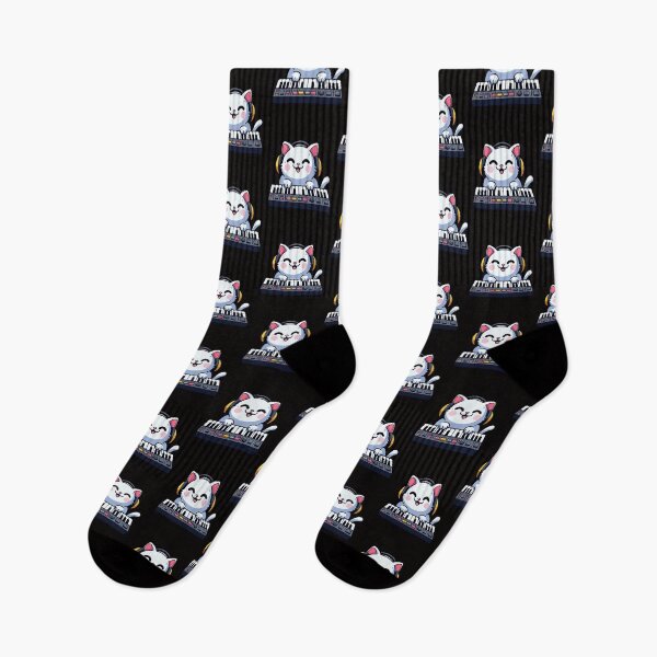 Item preview, Cat Playing Synthesizer designed and sold by McThingummy.