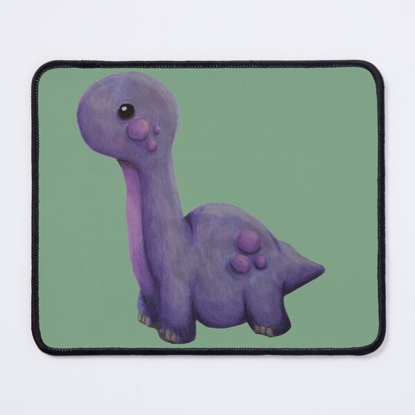 Item preview, Purplo the Gentle Brontosaurus - Purple Dinosaur  designed and sold by ILoveTheQuirky.