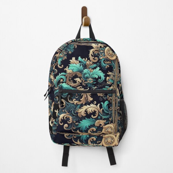 Item preview, Midnight Blue & Turquoise Rococo designed and sold by DesignsByPrnces.