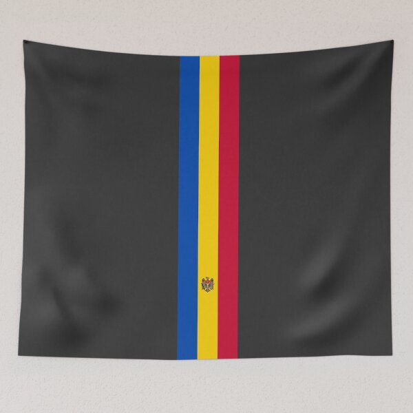 Item preview, Moldova Stripe Flag designed and sold by Candie-Shop.