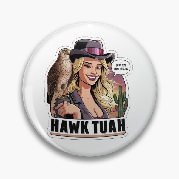 Item preview, HAWK TUAH Girl Sticker - Spit on that Thang Viral Video designed and sold by Naamii.