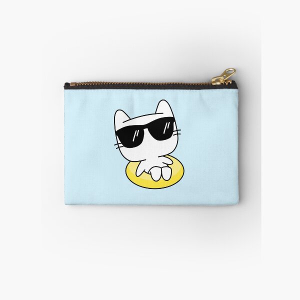 Item preview, Cat on pool float designed and sold by Cre8iveCat.
