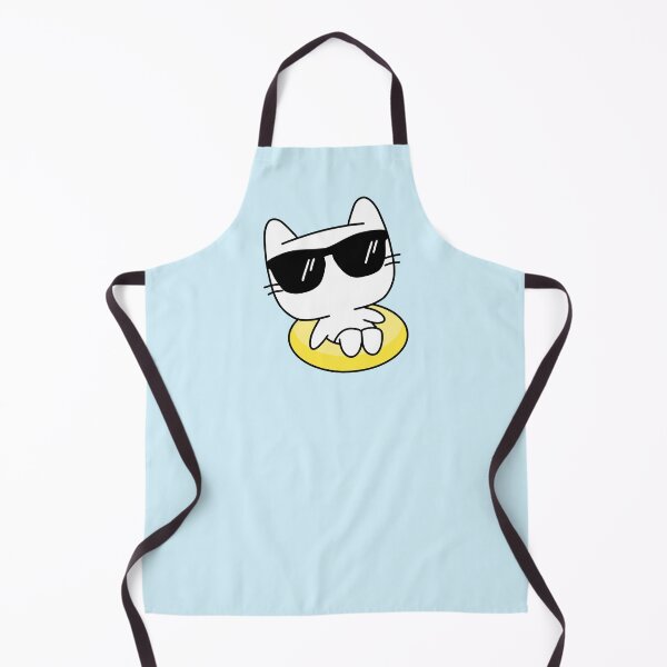 Item preview, Cat on pool float designed and sold by Cre8iveCat.