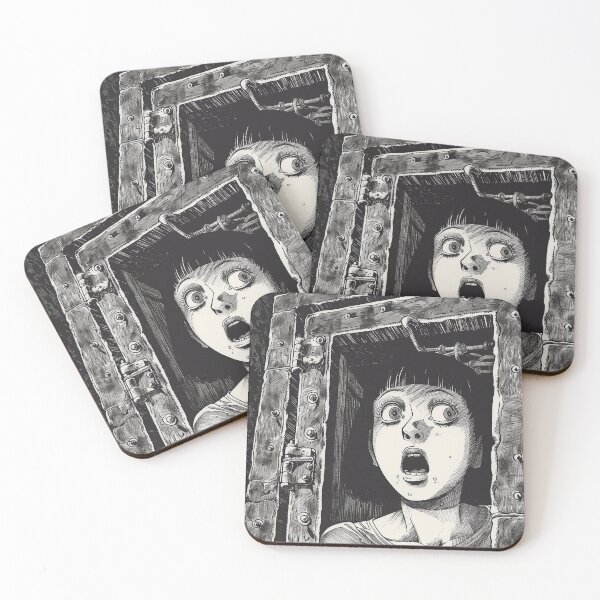 Item preview, claustrophobia - anime manga girl, black and white designed and sold by ForsakenFrames.