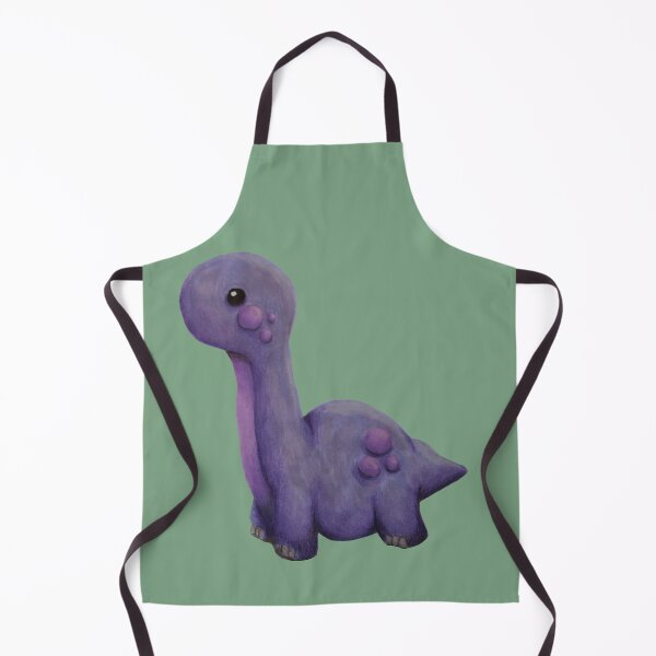 Item preview, Purplo the Gentle Brontosaurus - Purple Dinosaur designed and sold by ILoveTheQuirky.
