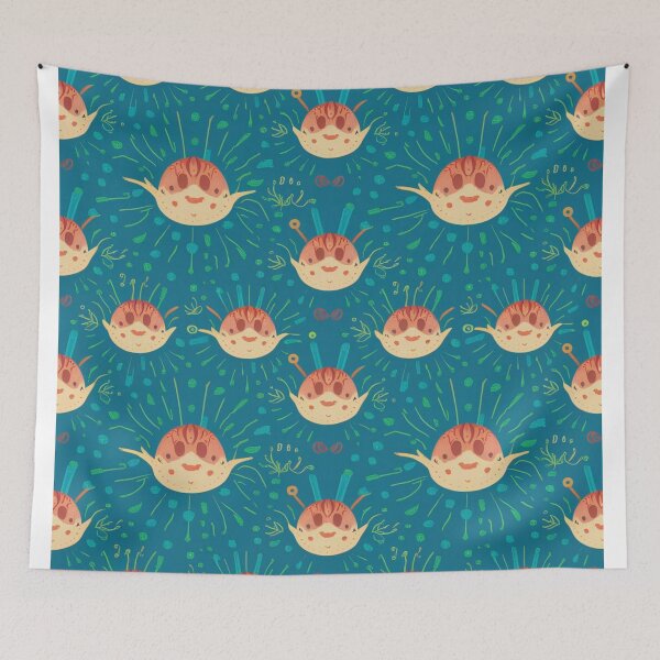 Item preview, Sea Creature Pattern Illustration designed and sold by Uday24.