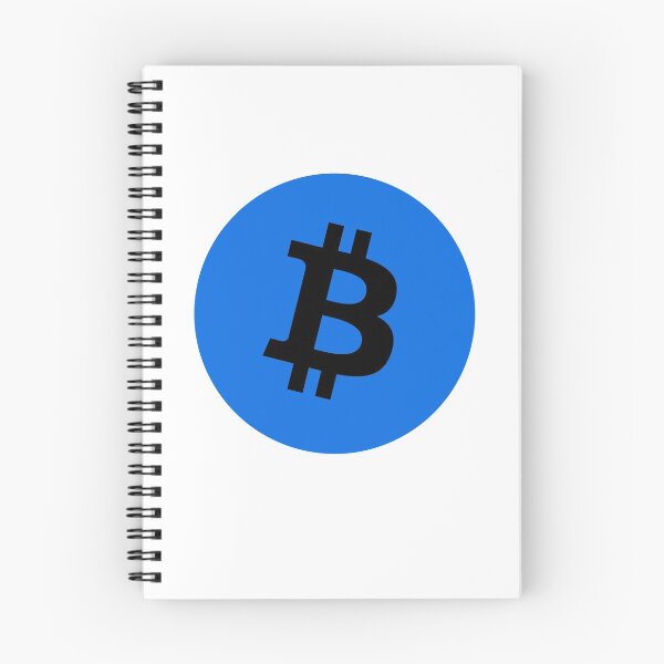 Item preview, Bitcoin Official Logo (Blue Black) Large Long Sleeve T-Shirt designed and sold by Rainwater Merch.