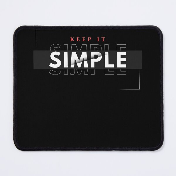Item preview, Unisex Trendy Apparel - 'Keep it simple' slogan Custom modern Design designed and sold by Designer-Haven.