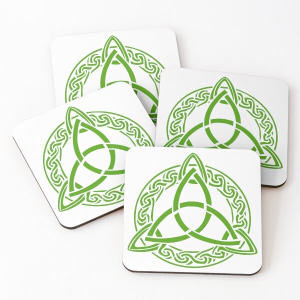Item preview, Triquetra with circle triangular Celtic knot designed and sold by Angry Swan Designs.