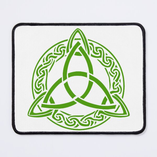 Item preview, Triquetra with circle triangular Celtic knot designed and sold by Angry Swan Designs.