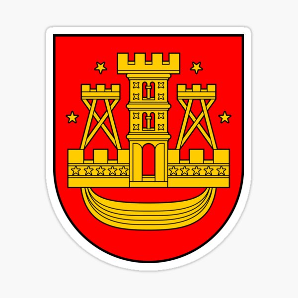 Artikel-Vorschau von Wappen von Klaipėda, Litauen, designt und verkauft von PZAndrews.
