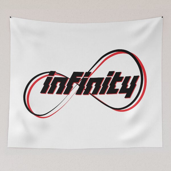 Item preview, Infinity Bold Modern Red Typography designed and sold by deepbalance.
